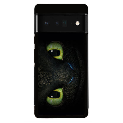 Toothless Dragon Eyes Close Up Google Pixel 6 Pro Case