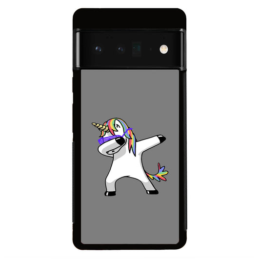 Unicorn Dabbing Grey Google Pixel 6 Pro Case