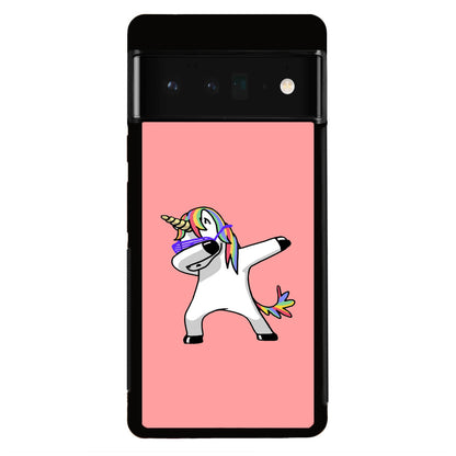 Unicorn Dabbing Pink Google Pixel 6 Pro Case