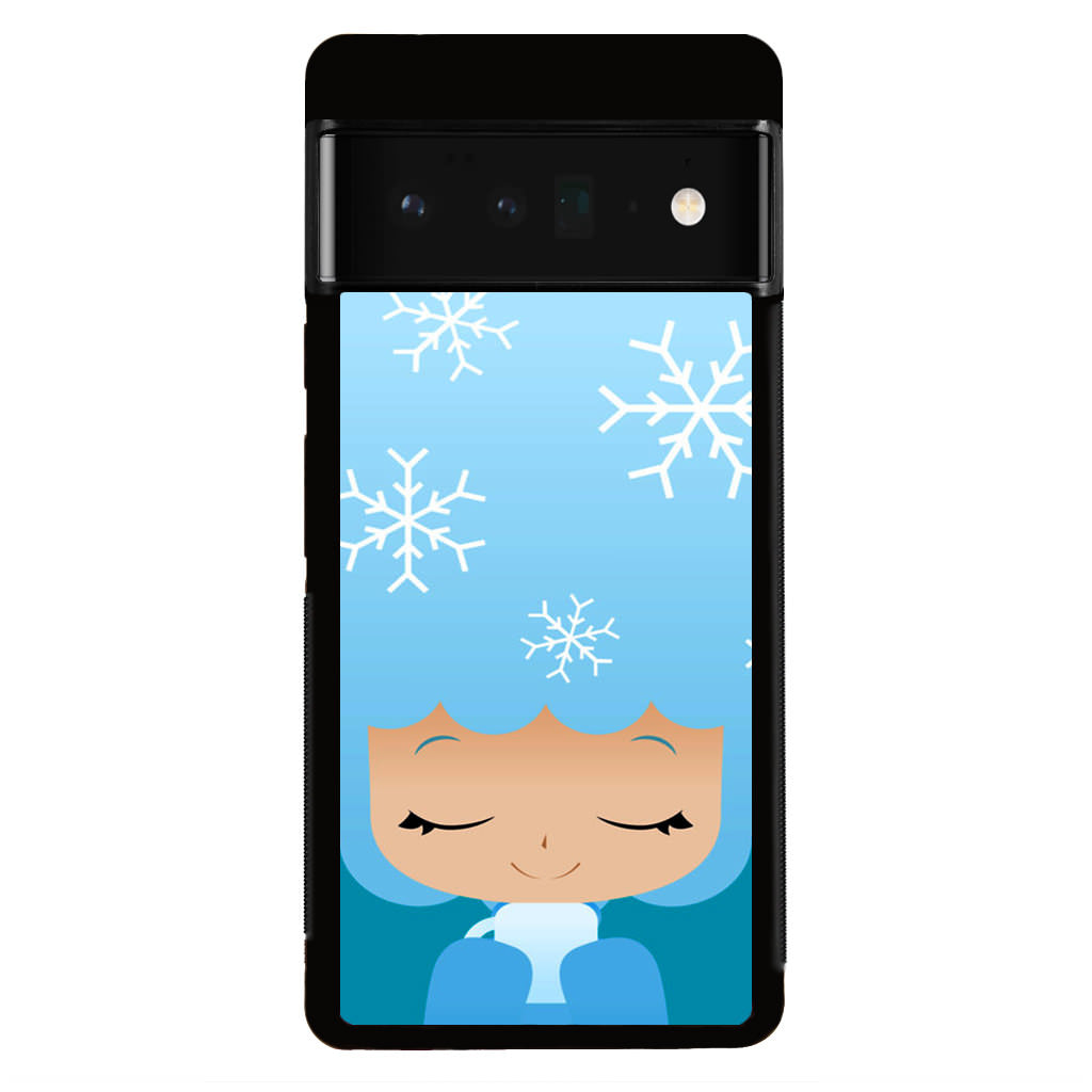 Winter Afro Girl Google Pixel 6 Pro Case