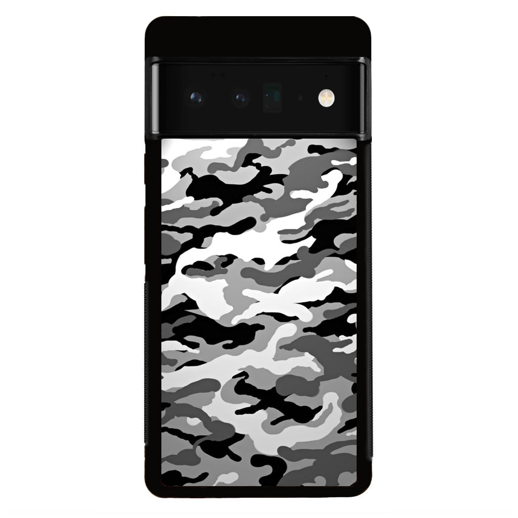 Winter Army Camo Google Pixel 6 Pro Case