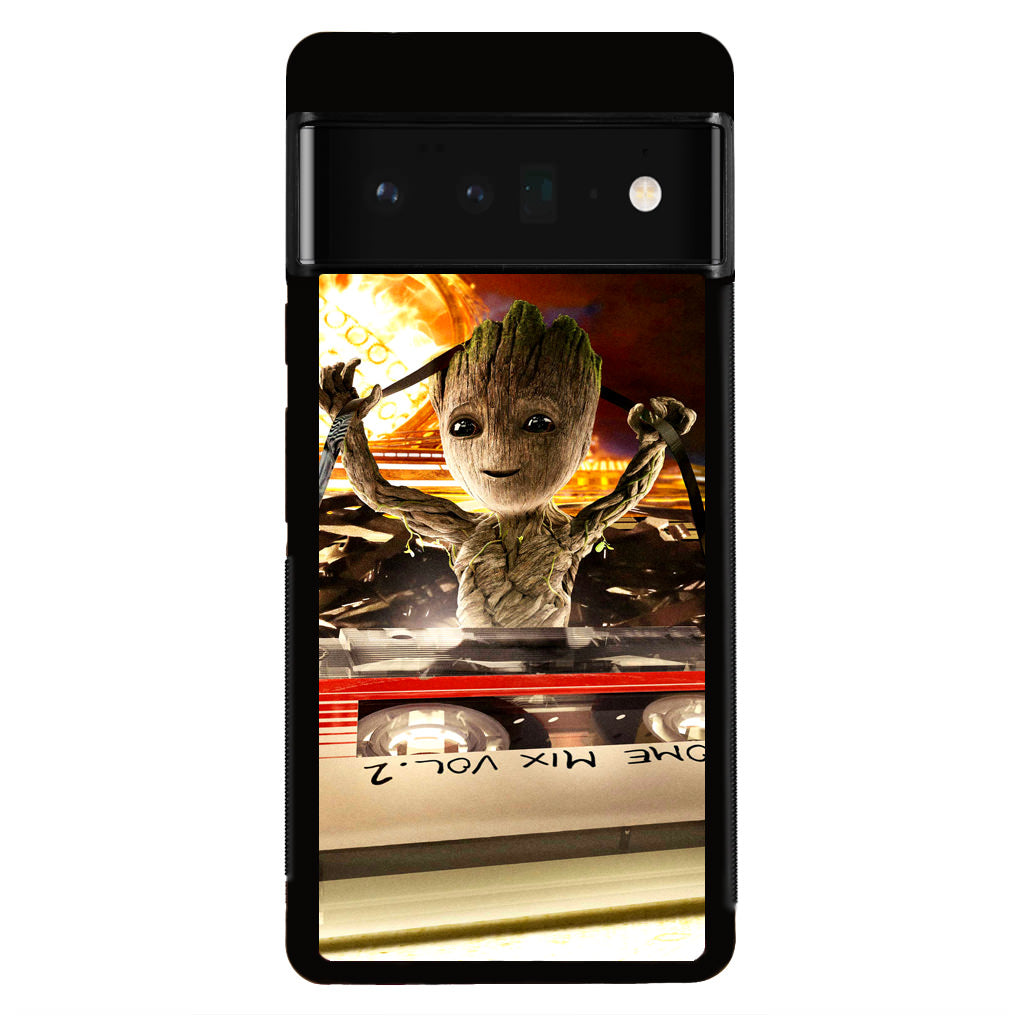 Baby Groot Mix Vol 2 Google Pixel 6 Pro Case