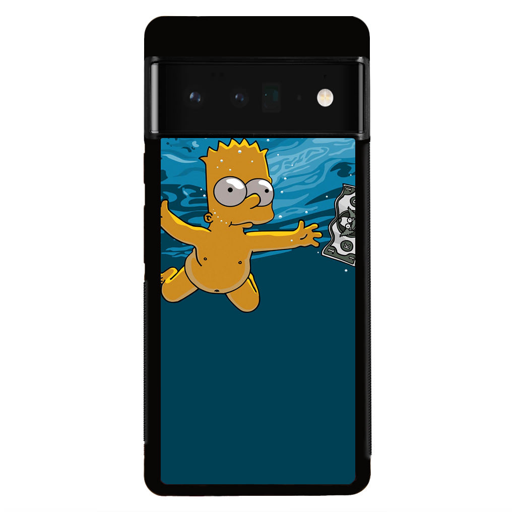 Bart Swimming For Money Google Pixel 6 Pro Case