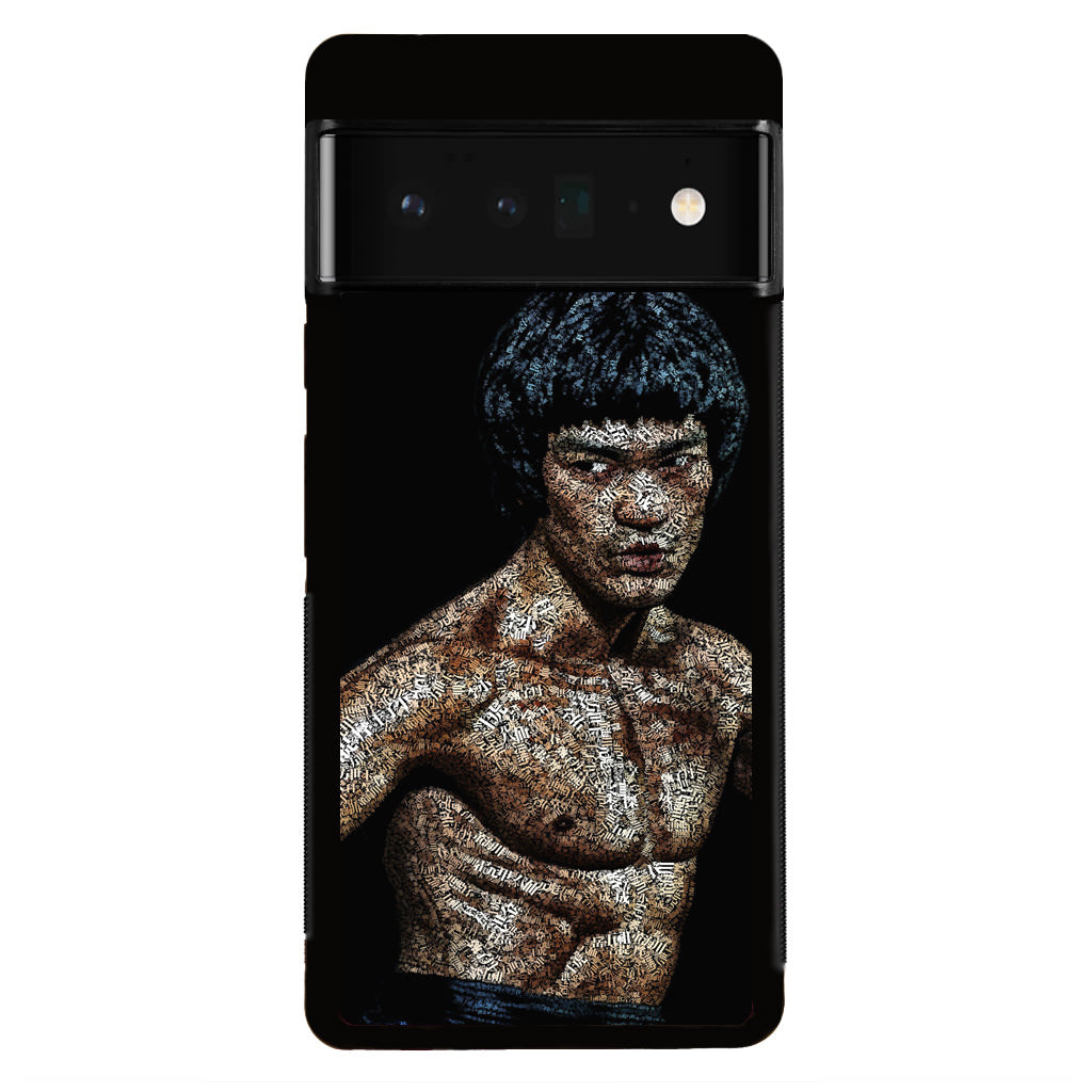 Bruce Lee Typograph Google Pixel 6 Pro Case