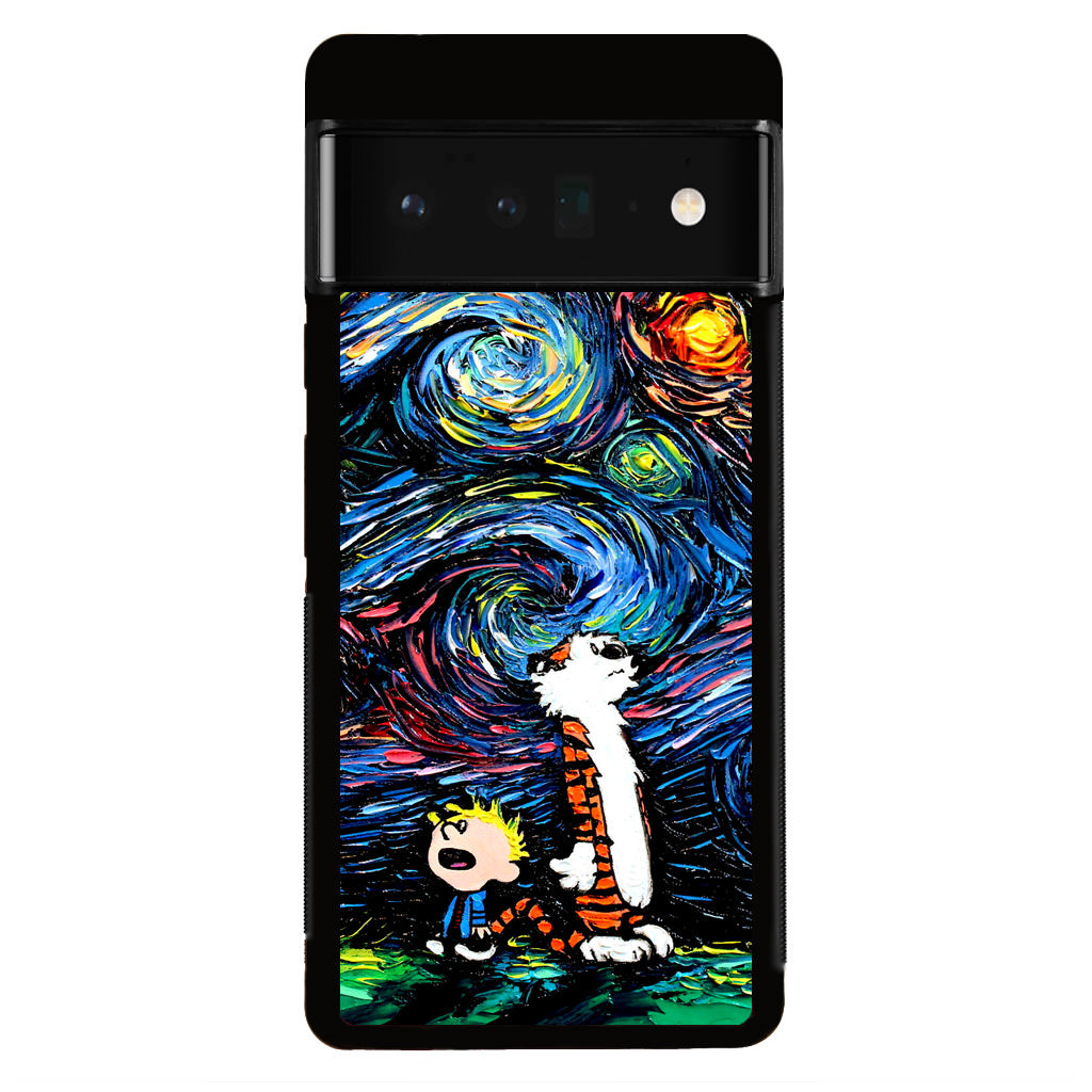 Calvin Art At Starry Night Google Pixel 6 Pro Case