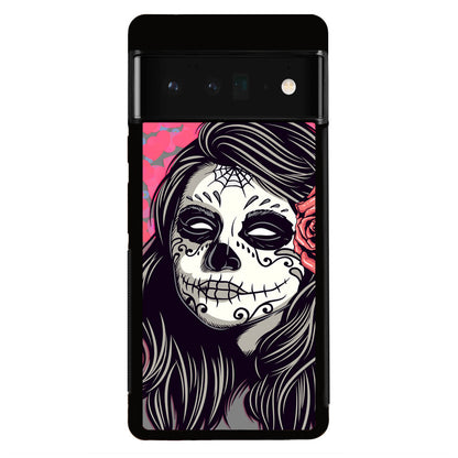 Girl Skull Flower Google Pixel 6 Pro Case