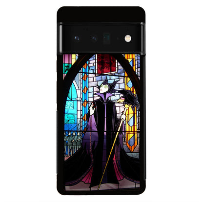 Maleficent Sleeping Beauty Glass Art Google Pixel 6 Pro Case