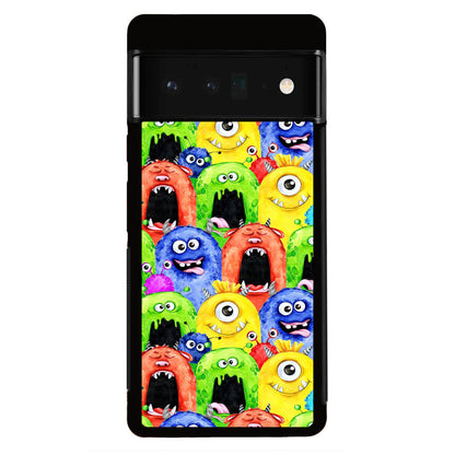 Monster Watercolor Art Google Pixel 6 Pro Case