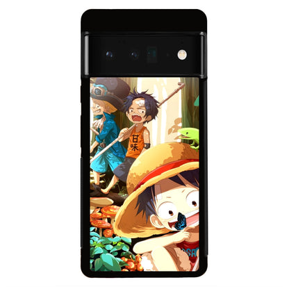 One Piece Little Sabo Ace Luffy Cute Google Pixel 6 Pro Case