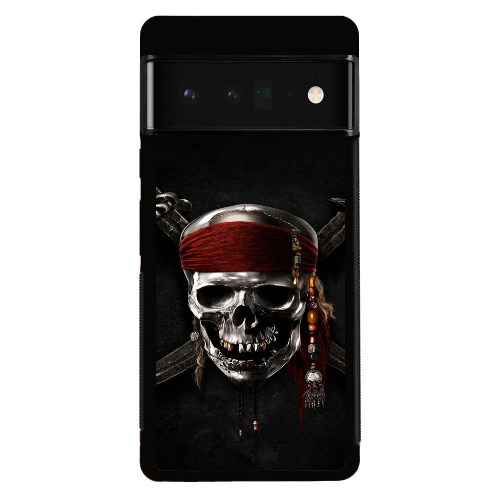 Pirates Of Carribean Skull Google Pixel 6 Pro Case