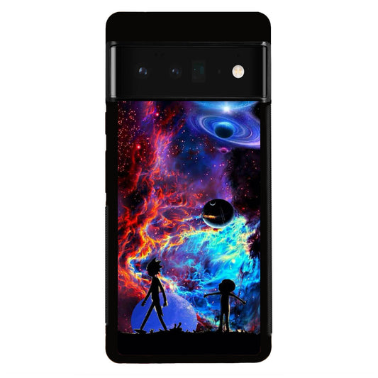 Rick And Morty Flat Galaxy Google Pixel 6 Pro Case