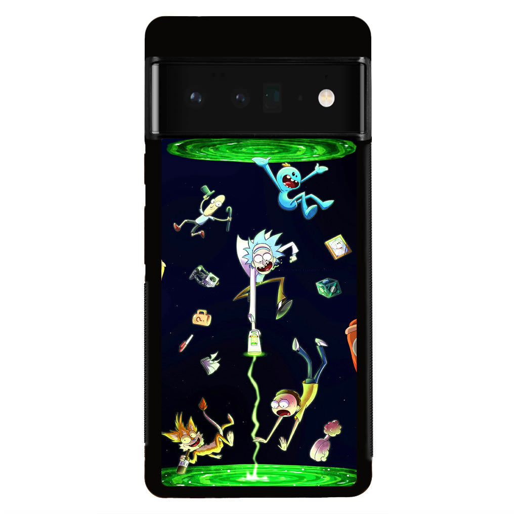 Rick And Morty Portal Fall Google Pixel 6 Pro Case