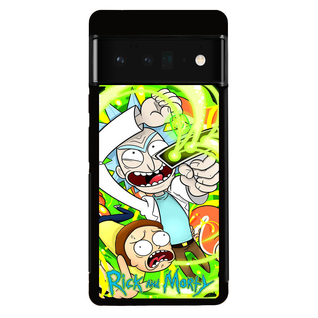 Rick And Morty Shoot Portal Gun Google Pixel 6 Pro Case