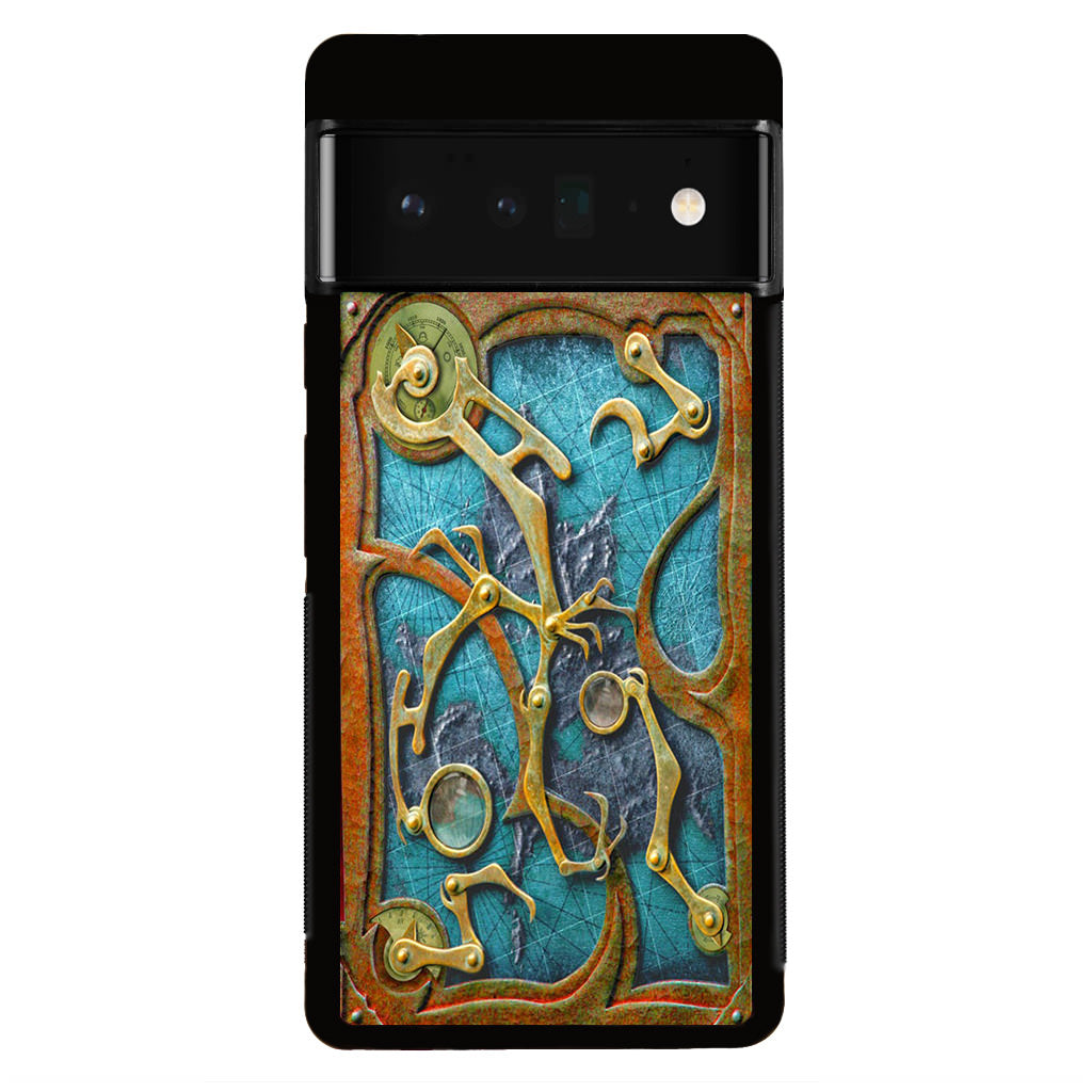 Steampunk Book Cover Google Pixel 6 Pro Case