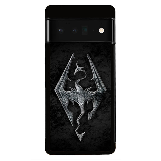 The Elder Scrolls V Skyrim Logo Google Pixel 6 Pro Case