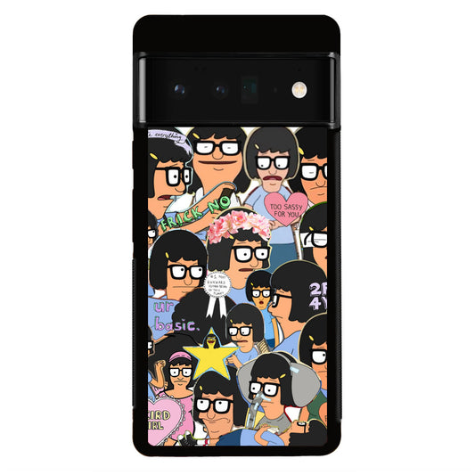 Tina Belcher Collage Google Pixel 6 Pro Case