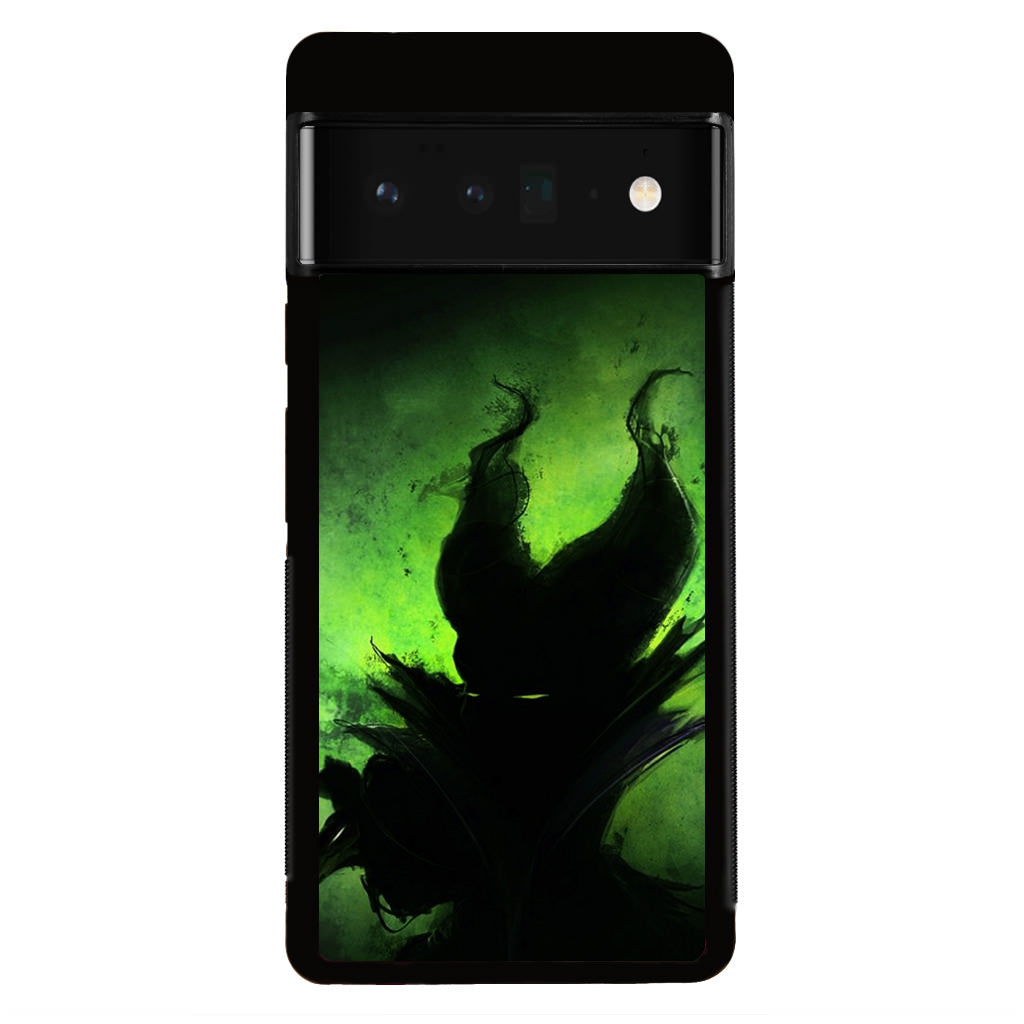 Villains Maleficent Silhouette Google Pixel 6 Pro Case