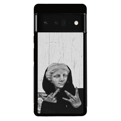 Greek Statue Wearing Hoodie Google Pixel 6 Pro Case