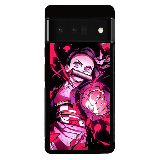 Nezuko Blood Demon Art Google Pixel 6 Pro Case