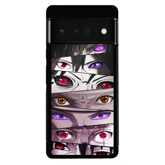 The Powerful Eyes on Naruto Google Pixel 6 Pro Case