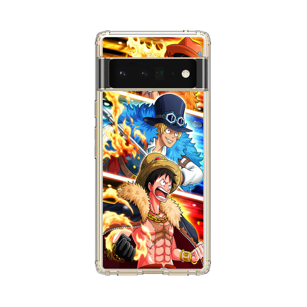 Ace Sabo Luffy Google Pixel 6 Pro Case