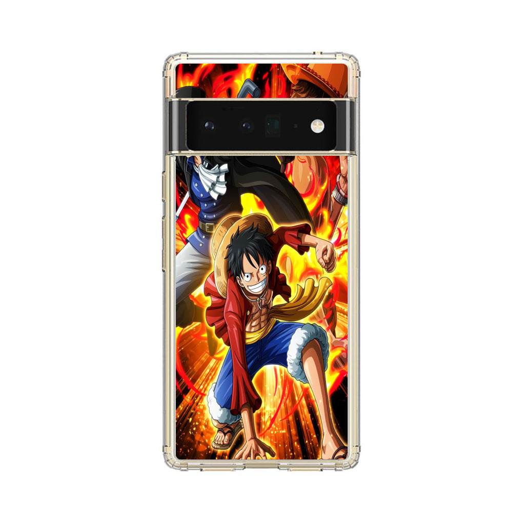 Ace Sabo Luffy Brotherhood Google Pixel 6 Pro Case