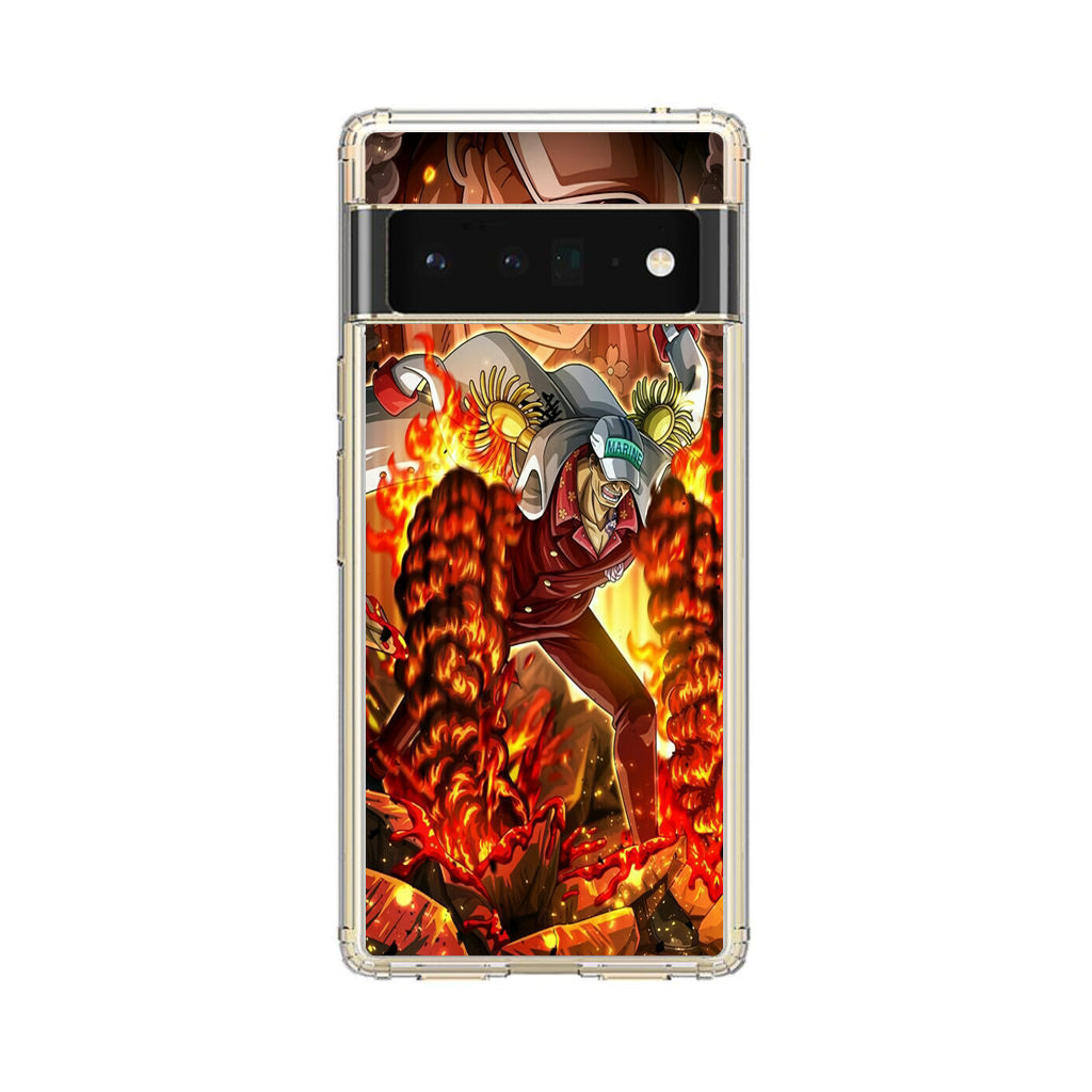 Akainu Exploding Volcano Google Pixel 6 Pro Case