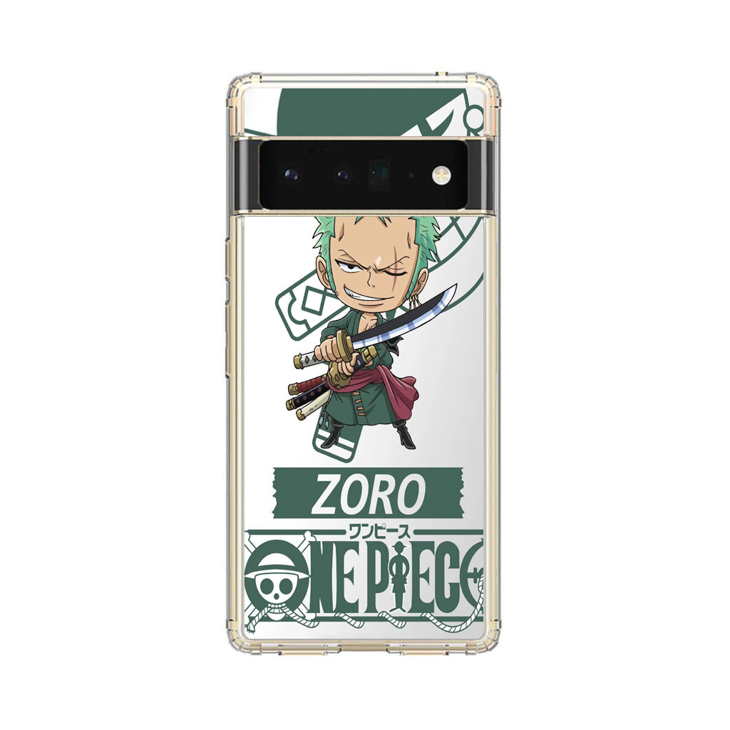 Chibi Zoro Google Pixel 6 Pro Case