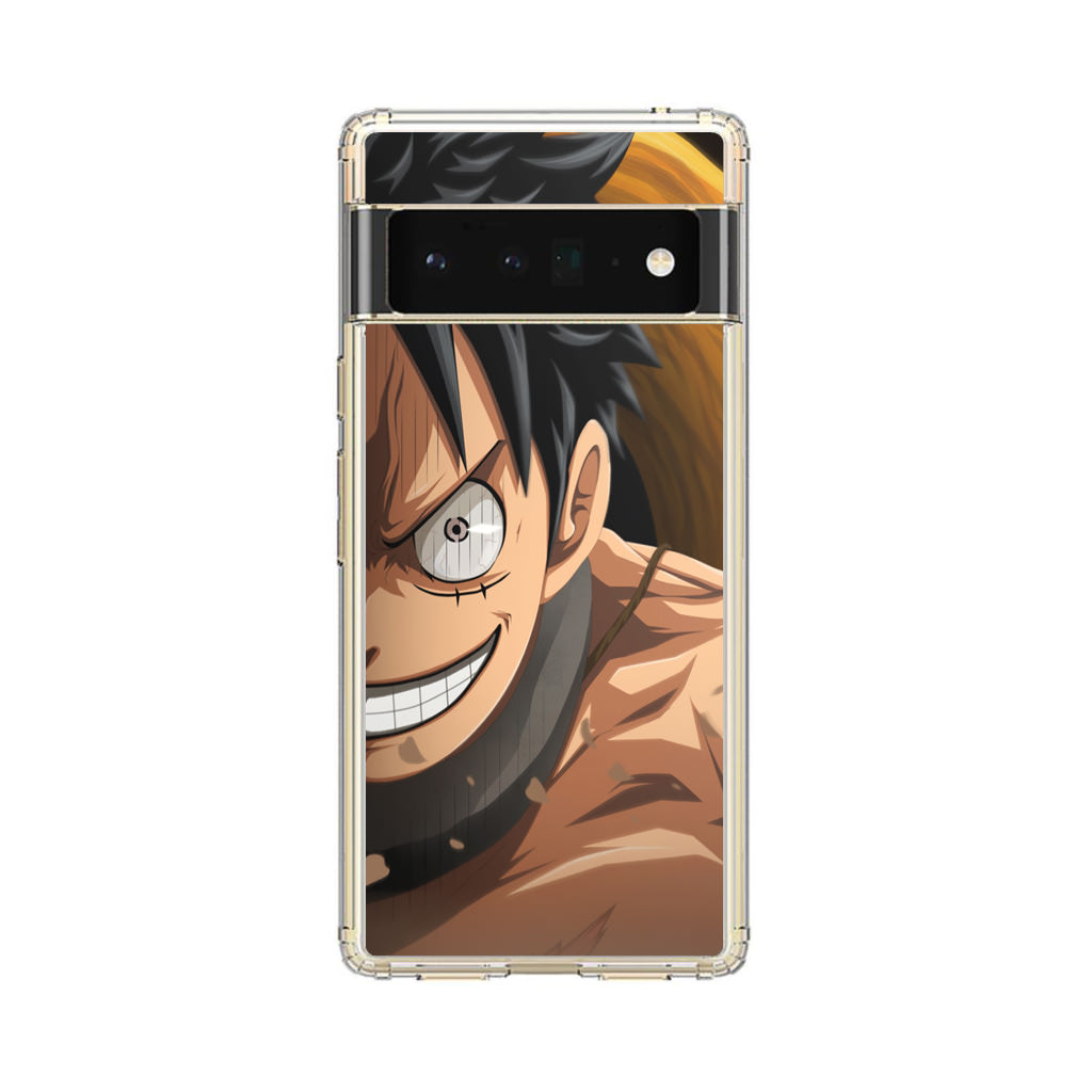 Luffy Half Smile Google Pixel 6 Pro Case