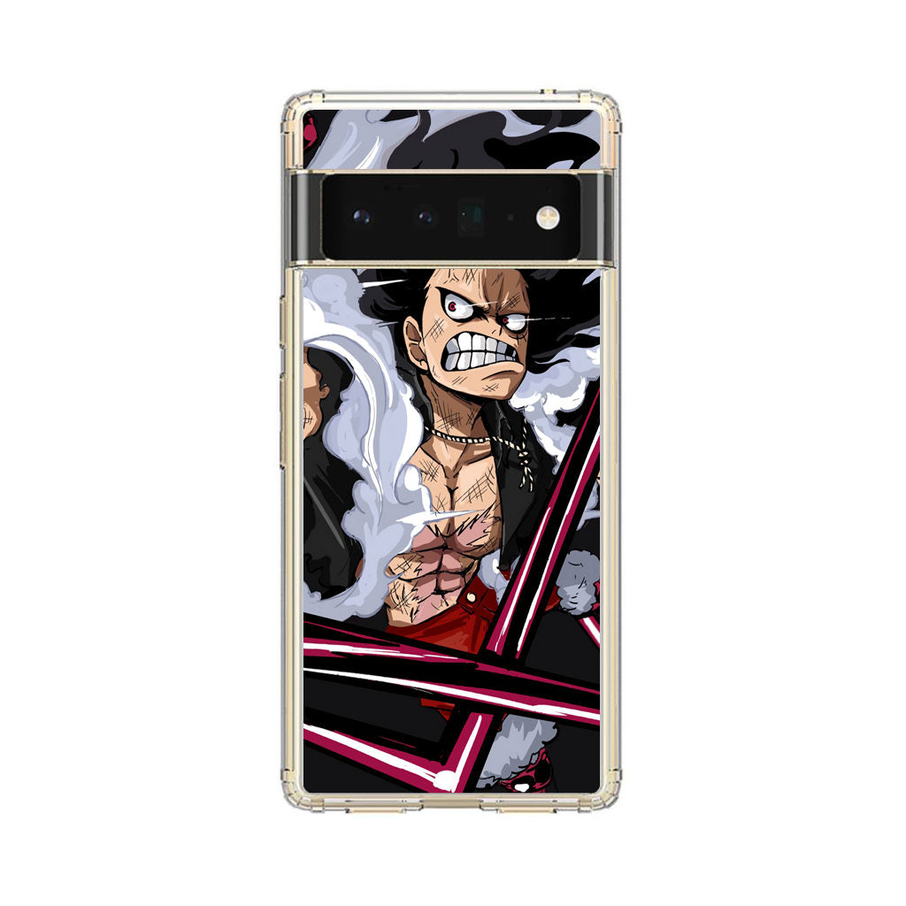 Luffy Snake Man Culverin Art Google Pixel 6 Pro Case