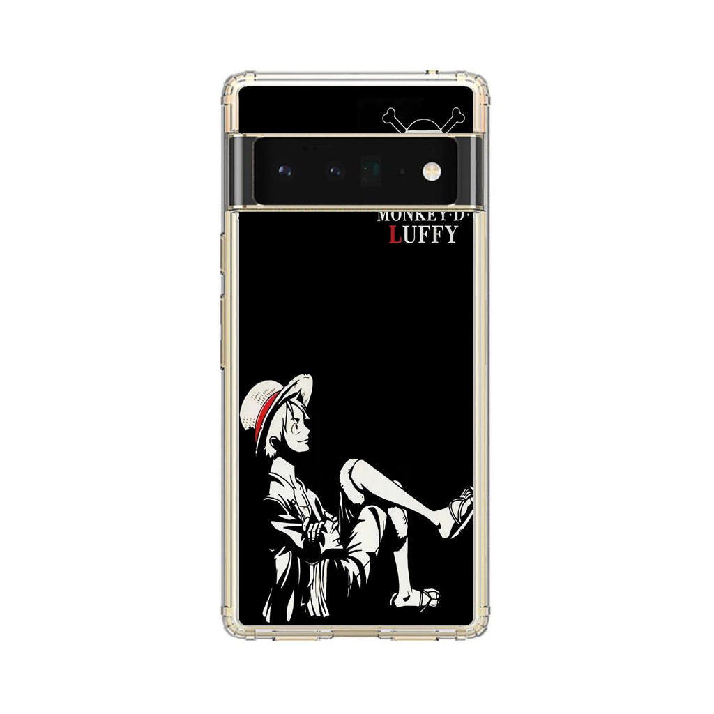 Monkey D Luffy Black And White Google Pixel 6 Pro Case