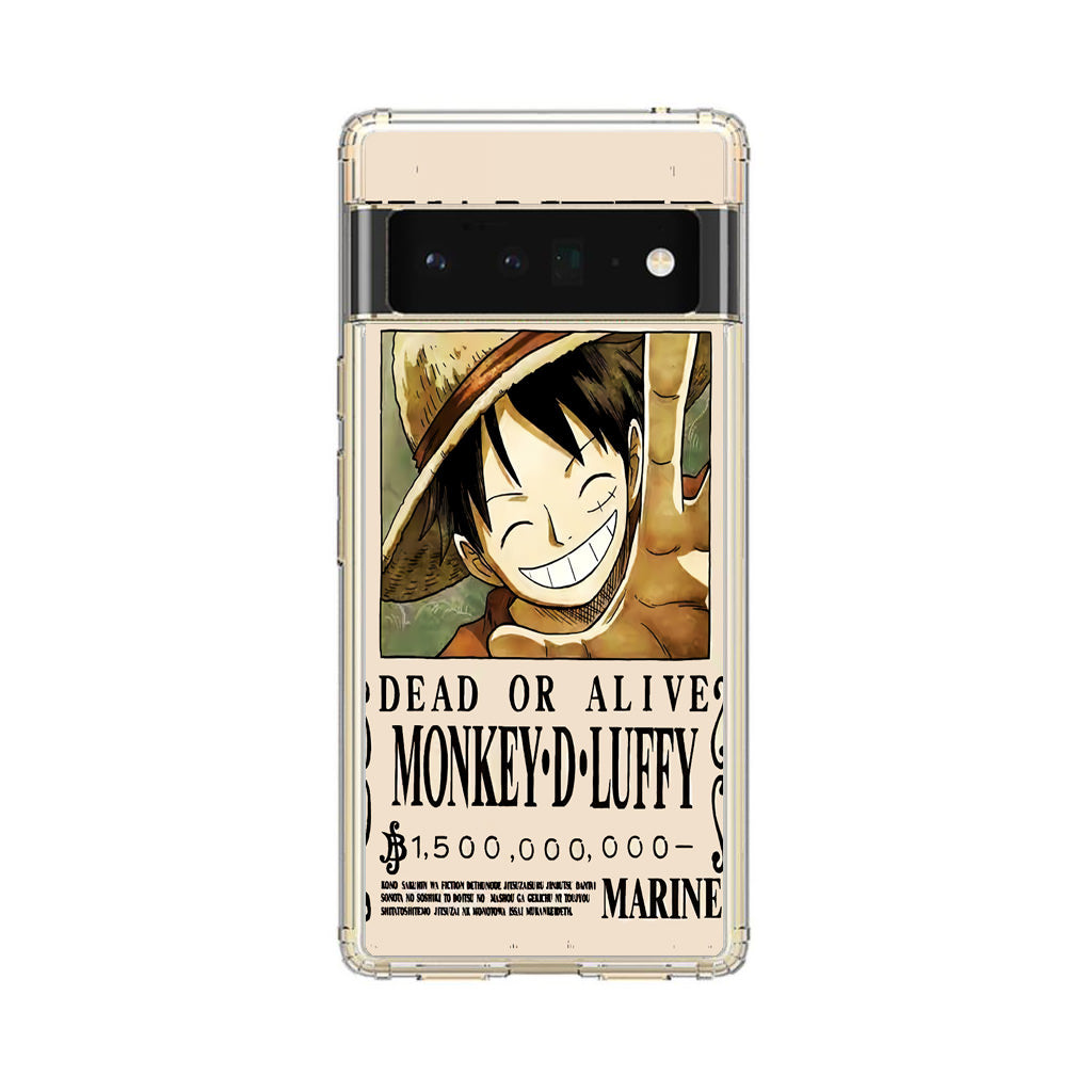 Monkey D Luffy Bounty Google Pixel 6 Pro Case