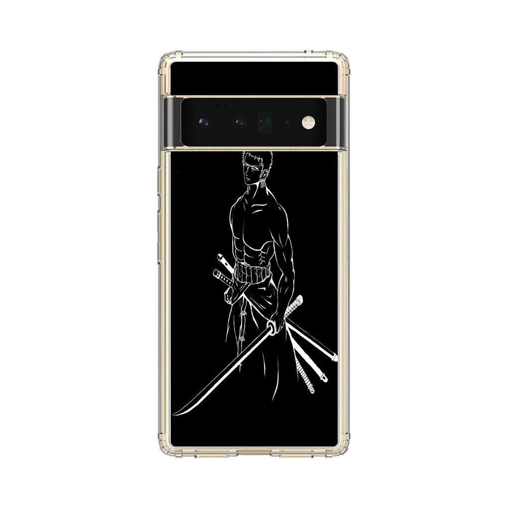 Roronoa Zoro Outlines Google Pixel 6 Pro Case