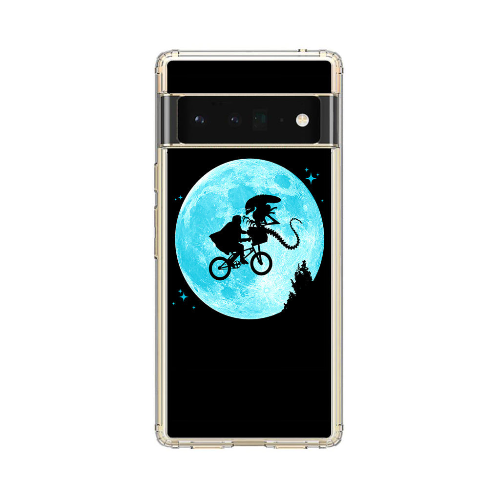 Alien Bike to the Moon Google Pixel 6 Pro Case