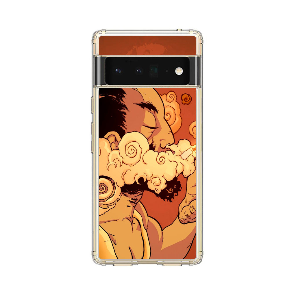 Artistic Psychedelic Smoke Google Pixel 6 Pro Case