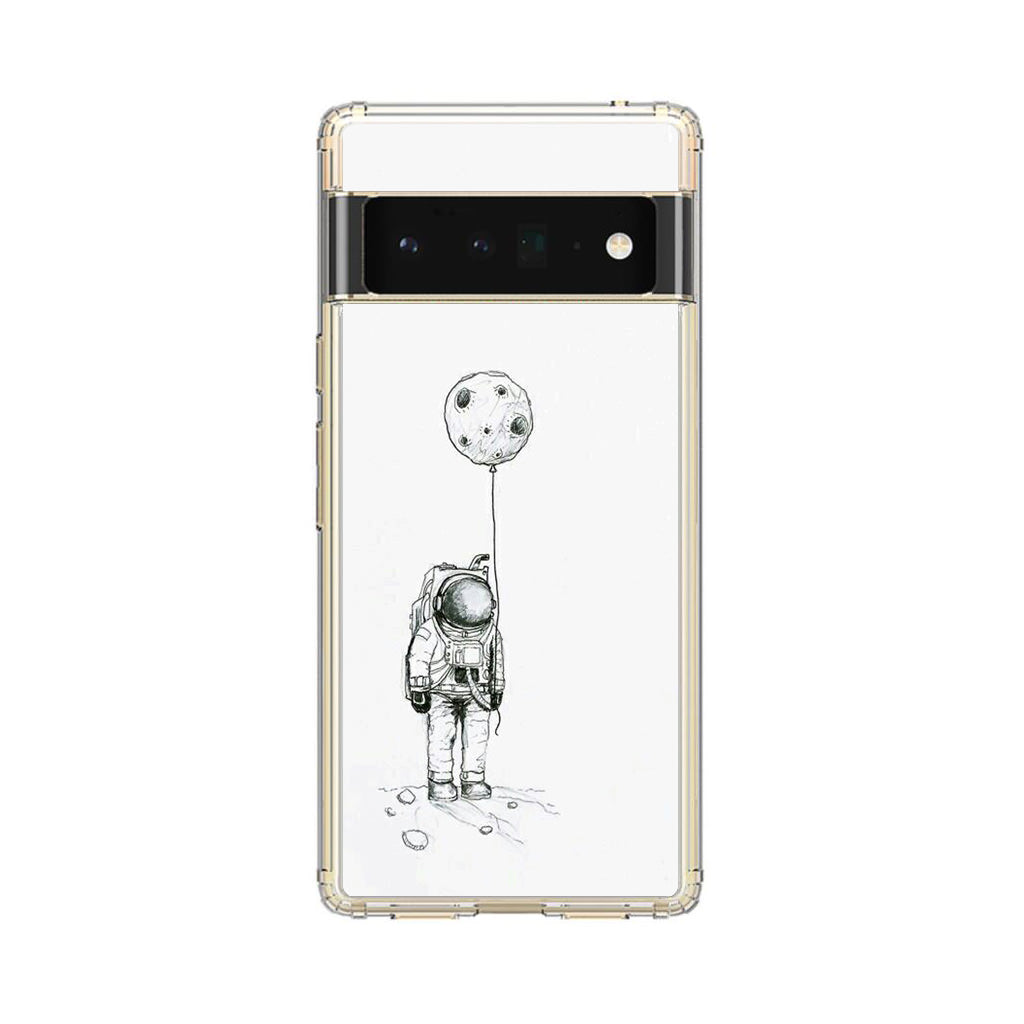 Astronaut Moon Balloon Google Pixel 6 Pro Case