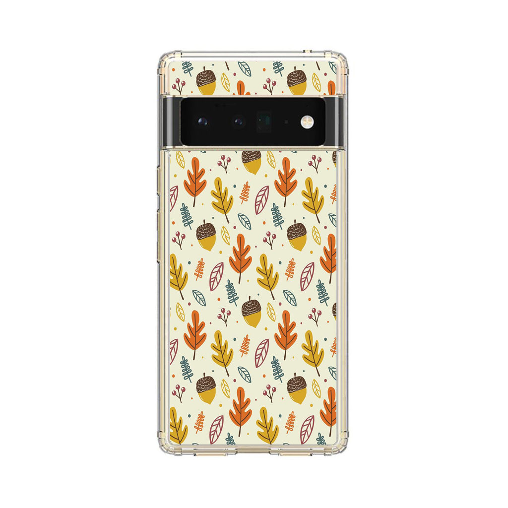 Autumn Things Pattern Google Pixel 6 Pro Case