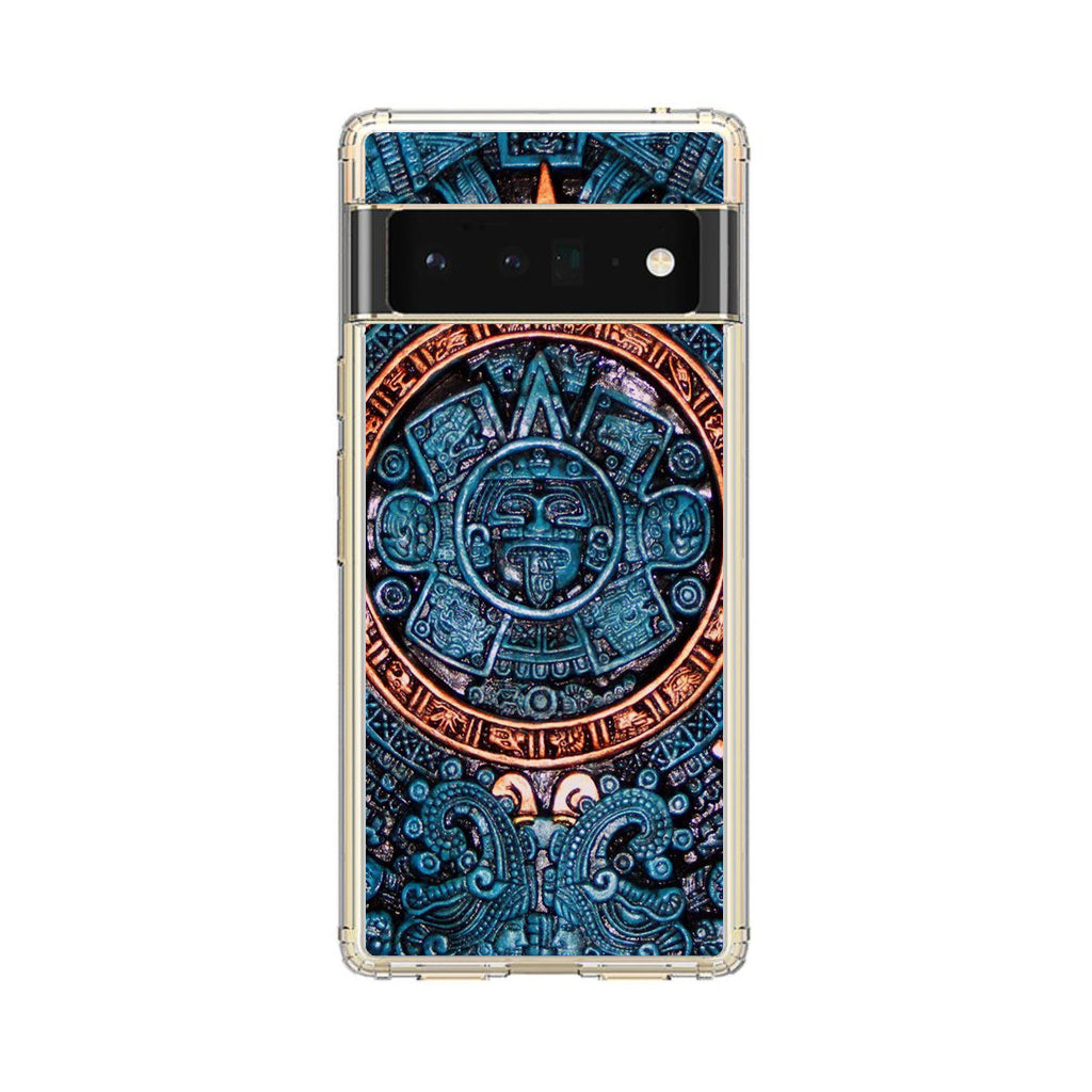 Aztec Calendar Google Pixel 6 Pro Case