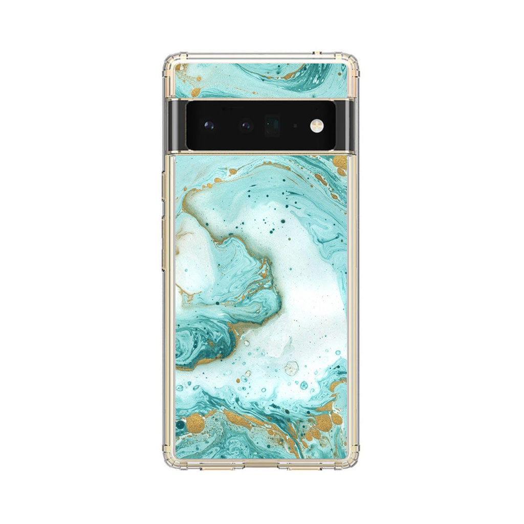 Azure Water Glitter Google Pixel 6 Pro Case