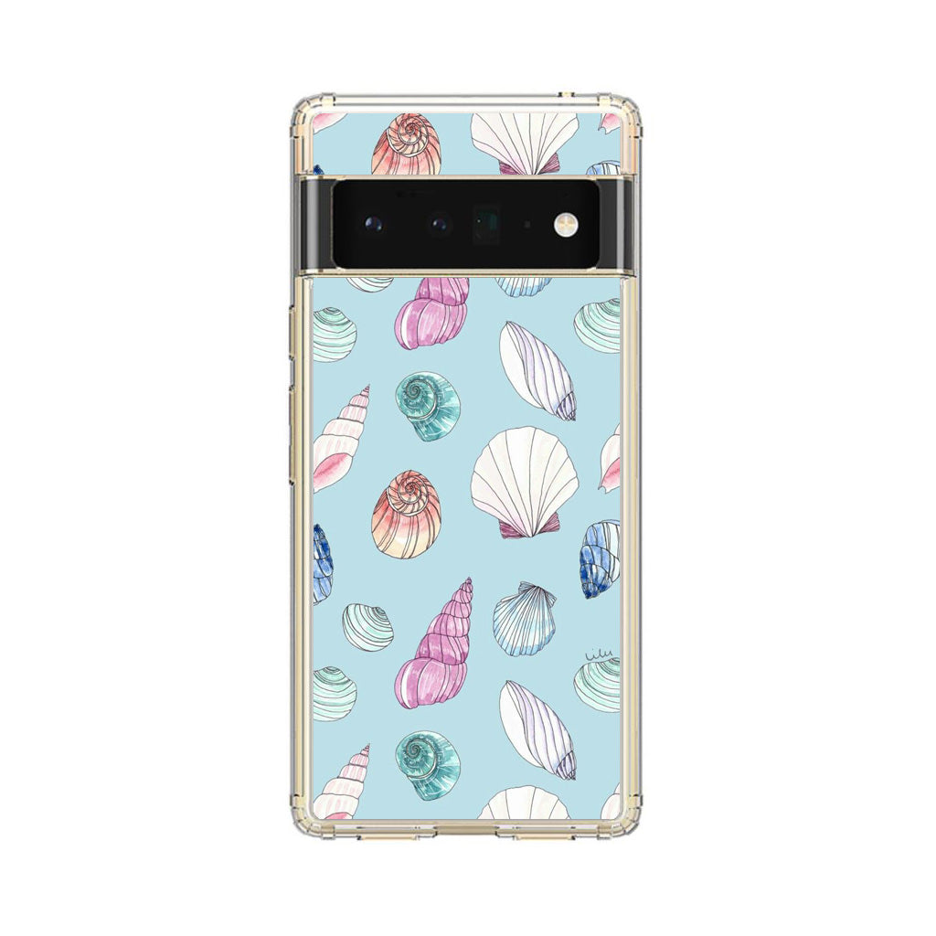 Beach Shells Pattern Google Pixel 6 Pro Case