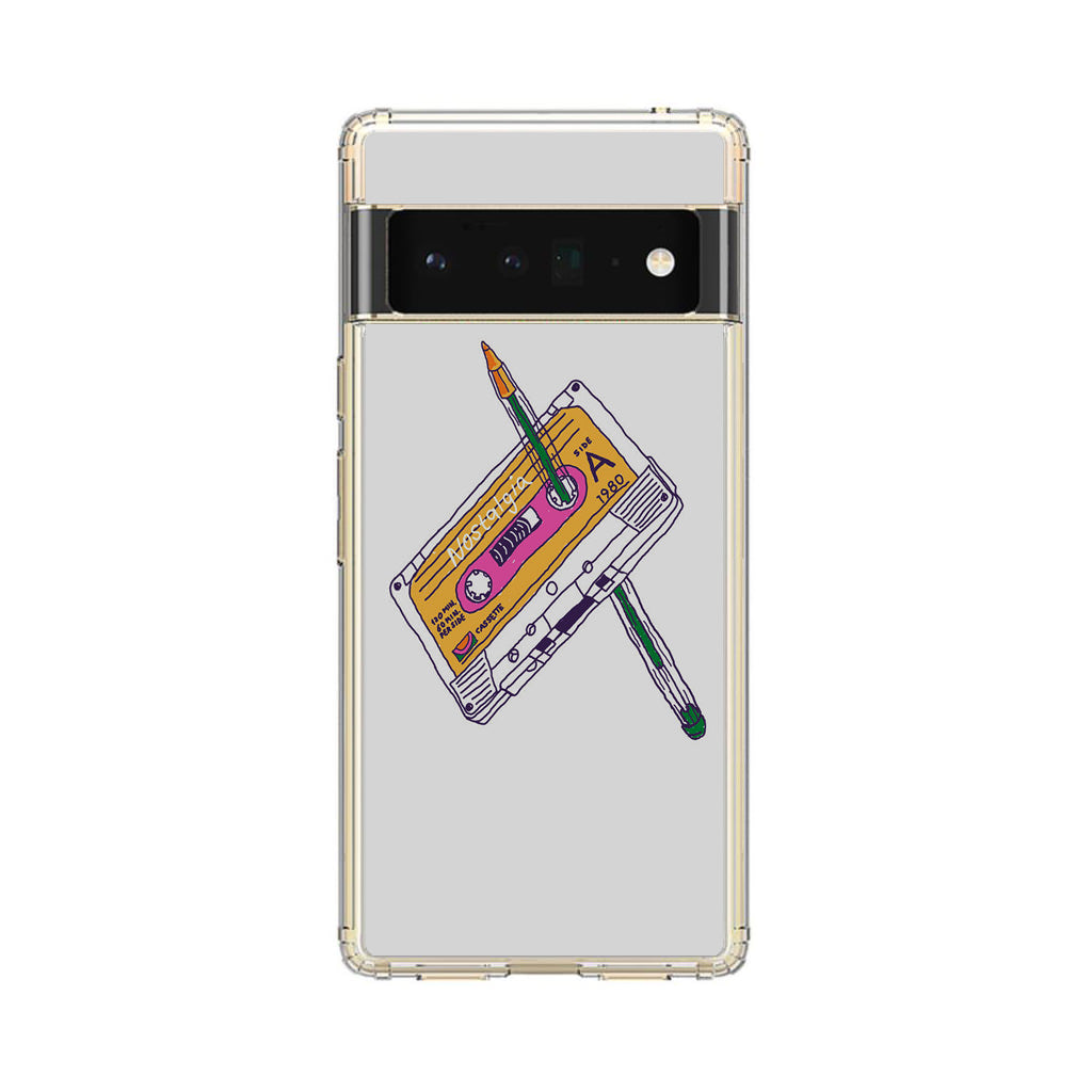 Cassete Tape Old Google Pixel 6 Pro Case