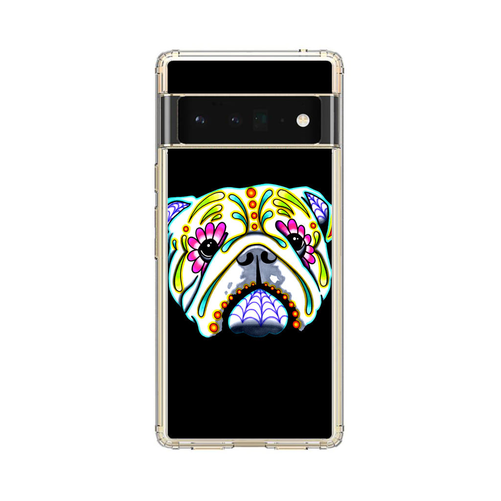 Colorful Bulldog Art Google Pixel 6 Pro Case