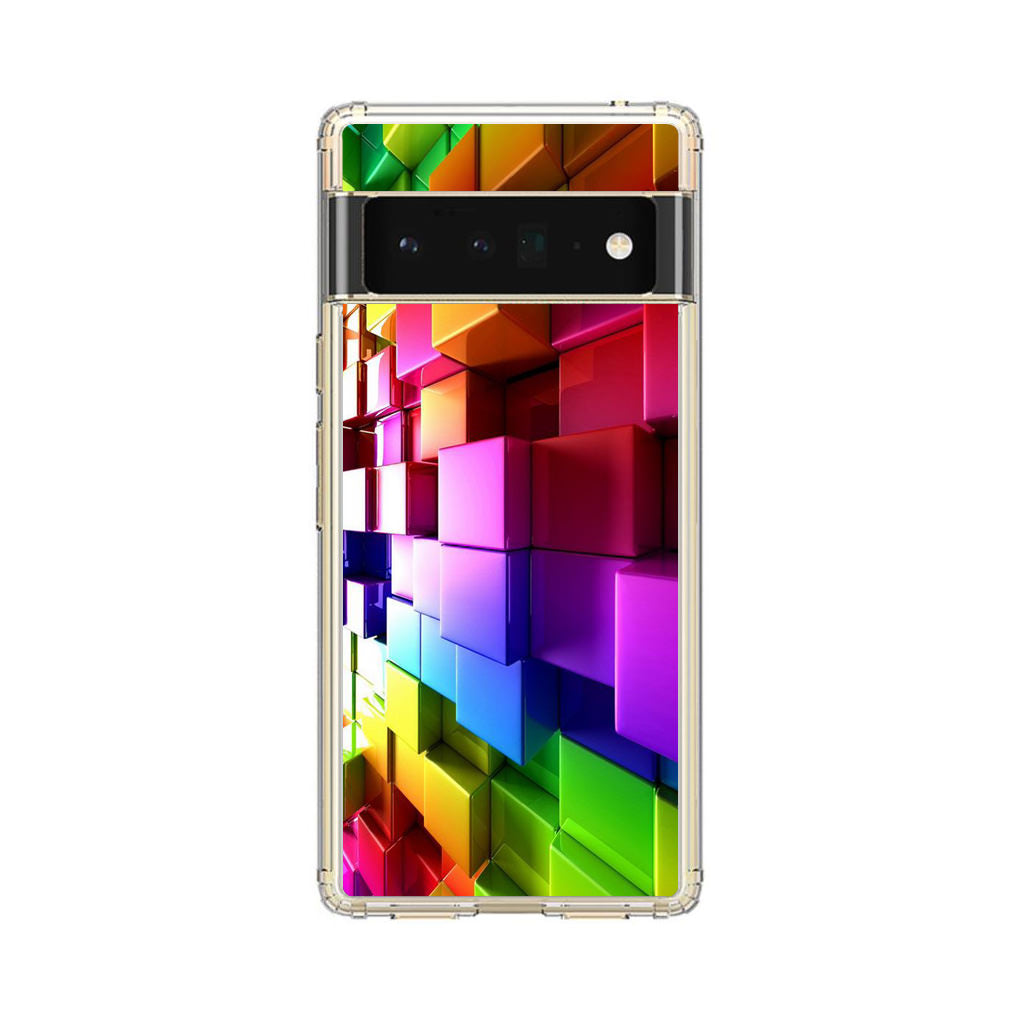 Colorful Cubes Google Pixel 6 Pro Case