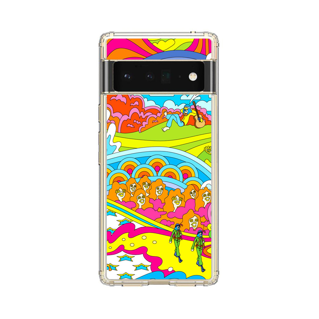 Colorful Doodle Google Pixel 6 Pro Case