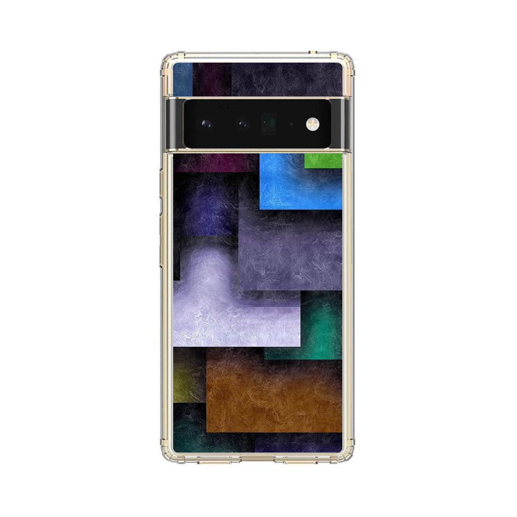 Colorful Rectangel Art Google Pixel 6 Pro Case