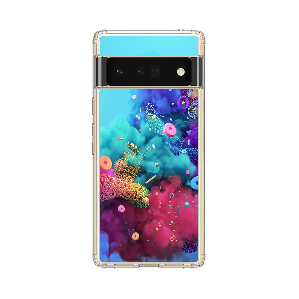 Colorful Smoke Boom Google Pixel 6 Pro Case