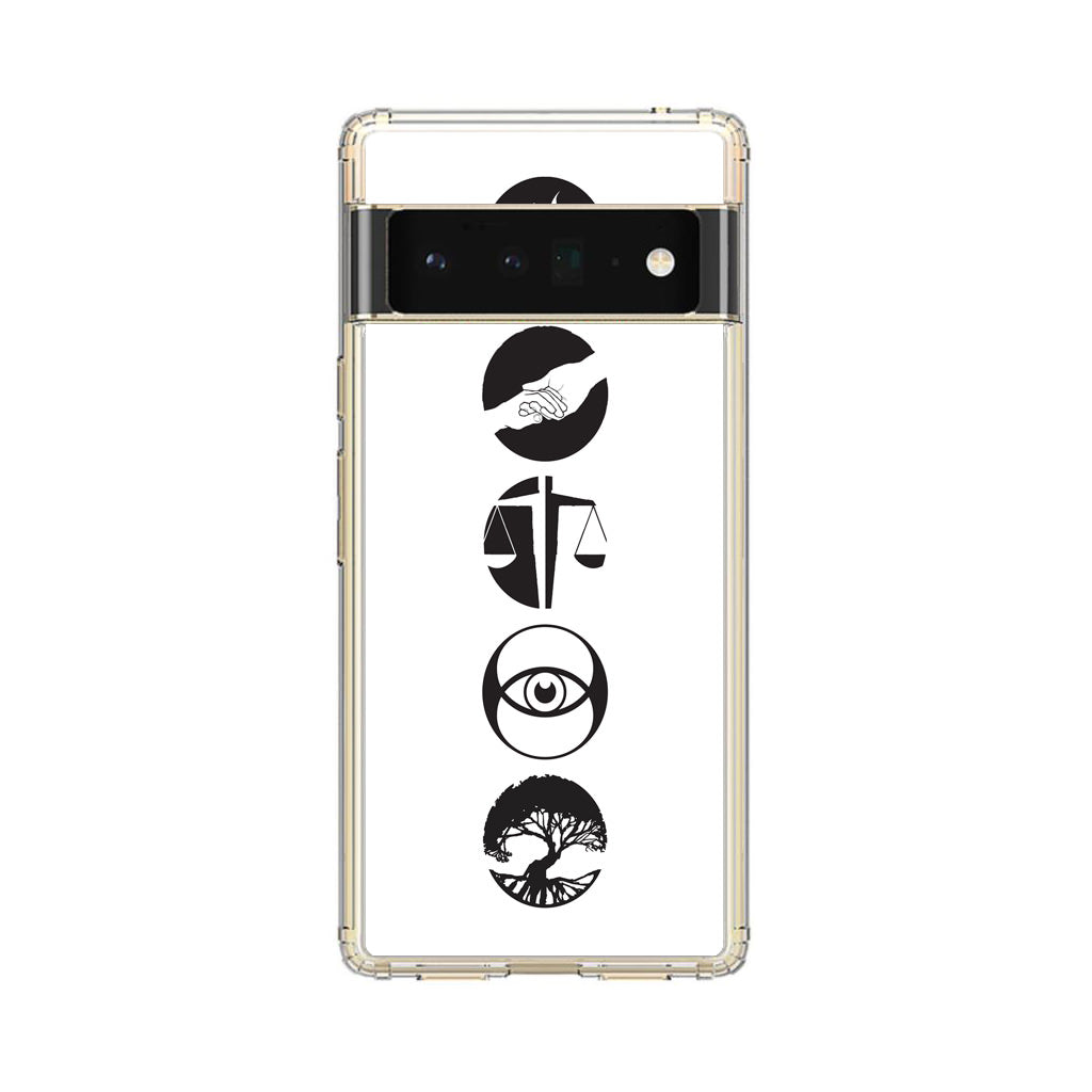 Divergent Factions Google Pixel 6 Pro Case