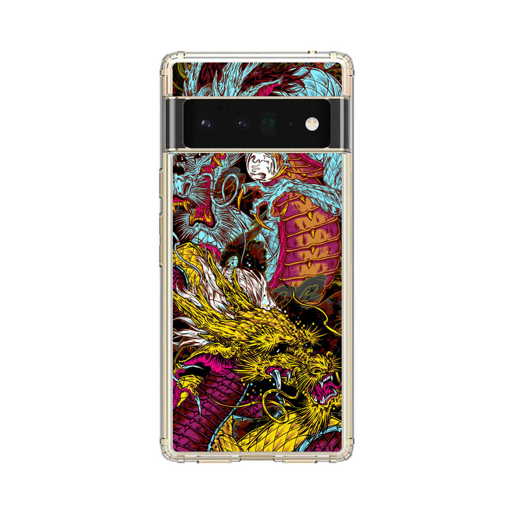 Double Dragons Google Pixel 6 Pro Case