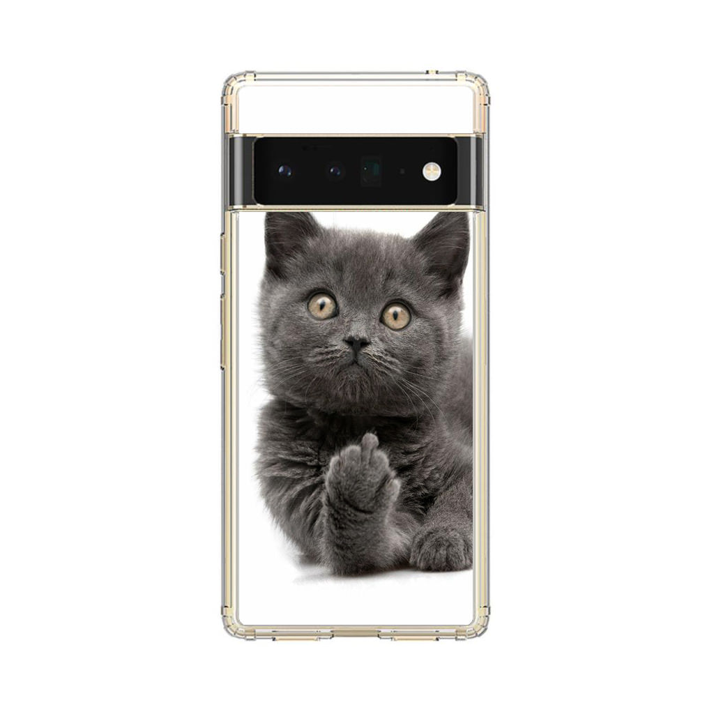 Finger British Shorthair Cat Google Pixel 6 Pro Case