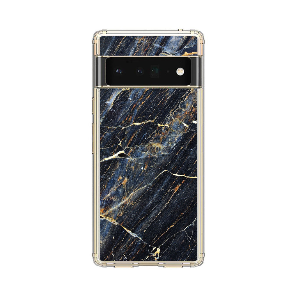 Golden Black Marble Google Pixel 6 Pro Case